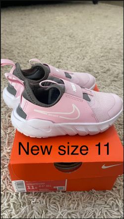 New Nike Girls Flexes Running Shoes Sneakers Pink Size 11