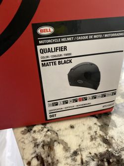 Bell matte black helmet