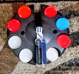 Vintage Poker Chips Rack