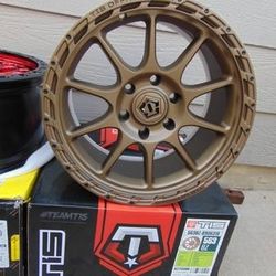 4 New Satin Bronze 18X9 TIS Offroad Rims *6X135* *FORD*  *+18MM Offset*