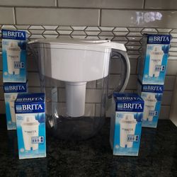 Brita Water Dispenser And 6 Filters
