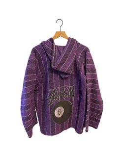 Vintage Stussy 8 Ball Baja Hoodie Men’s Size XL