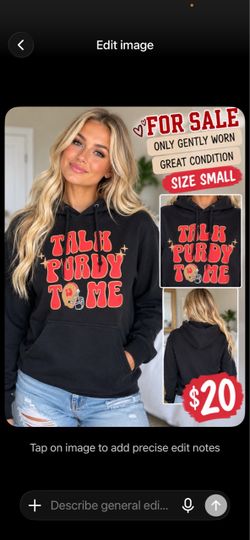 Ladies, 49ers sweatshirt