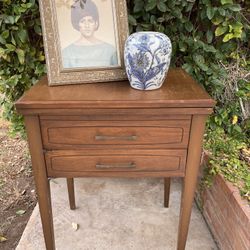 Mid Century Table, Side Table, Night Stand, End Table, Sewing Table