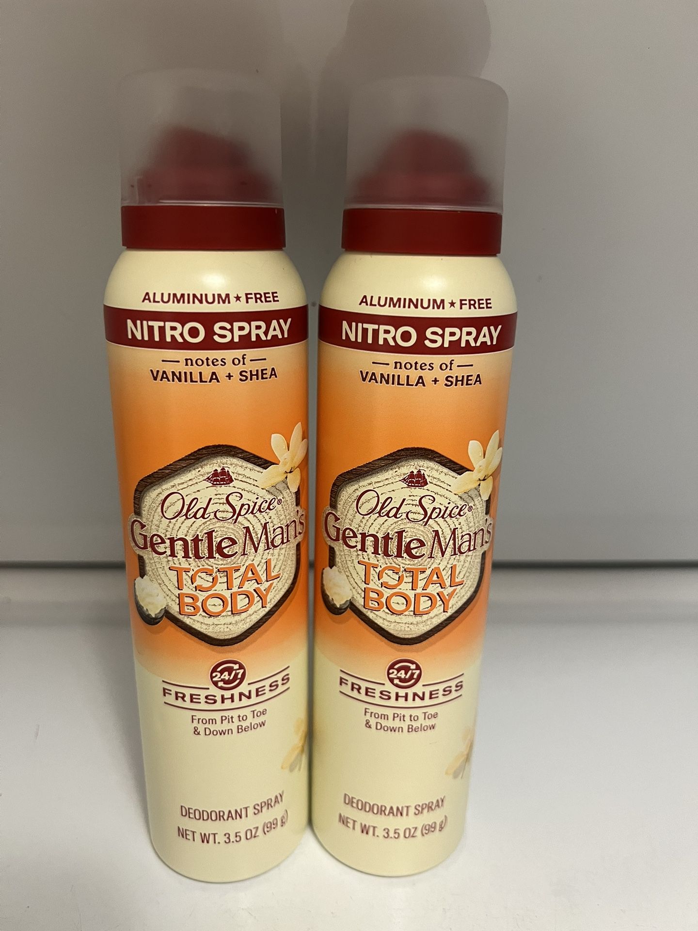 Old Spice Total body deodorant Spray 2 for $15