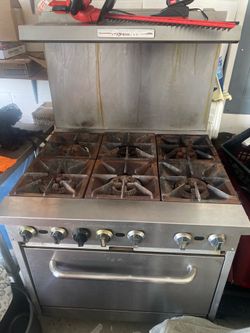 QUALITE STAINLESS STEEL GAS RANGE OVEN
