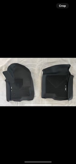 Chevrolete Silverado Husky Weather Beaters All-Weather Floor Liner 2019-2024 Silverado 1500Crew Cab 2020-2024 Silverado 2500 HD 