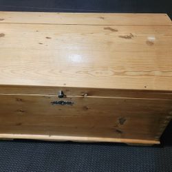 Lovely Antique Wood Chest