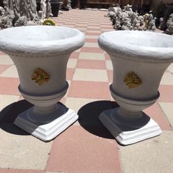 New Flower Pots Made Out Of Cement Perfect Gift 🎁 
