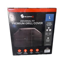Mr. Bar-B-Q Premium Grill Cover Universal Fit Up to 65” Large Black NEW