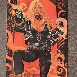 1996 Topps Dark Horse Barb Wire Pamela Anderson #66 Movie Card Art Comic Vintage Collectible