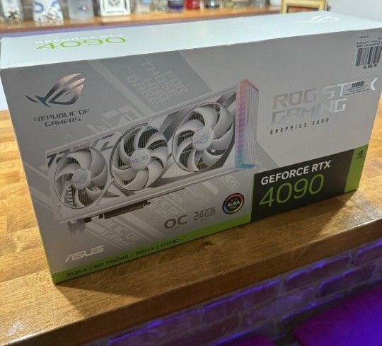 ASUS ROG Strix GeForce RTX OC 24GB GDDR6X White OC Gaming Graphics Card