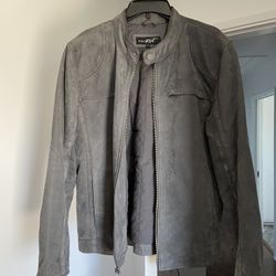 Mens 100% Genuine Leather Jacket Size L