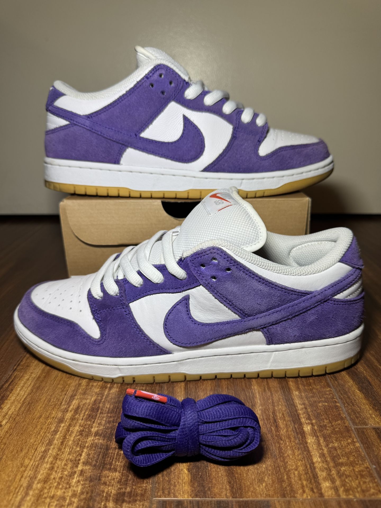 Nike SB Dunk Purple Suede ISO Orange Label