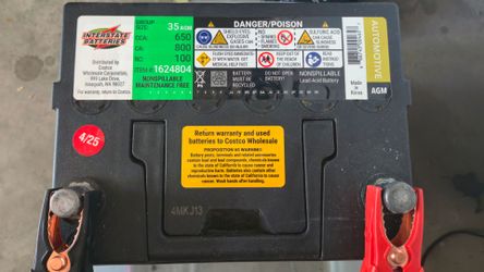 AGM Interstate Battery