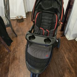 Baby Trend Black/ Red Stroller 