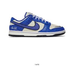Dunk Low “Jackie Robinson” / Jordan 1 High University Blue