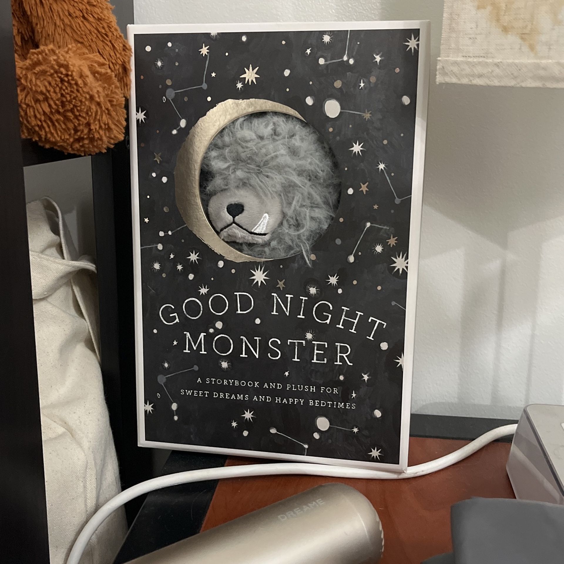 Good Night monster toy and storybook