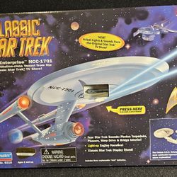 Vintage 1995 Classic Star Trek U.S.S. Enterprise NCC-1701 (New)