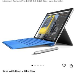 Surface Pro 4. i7 8g 2016
