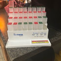 The Medcenter System Organizer Medicine Box.