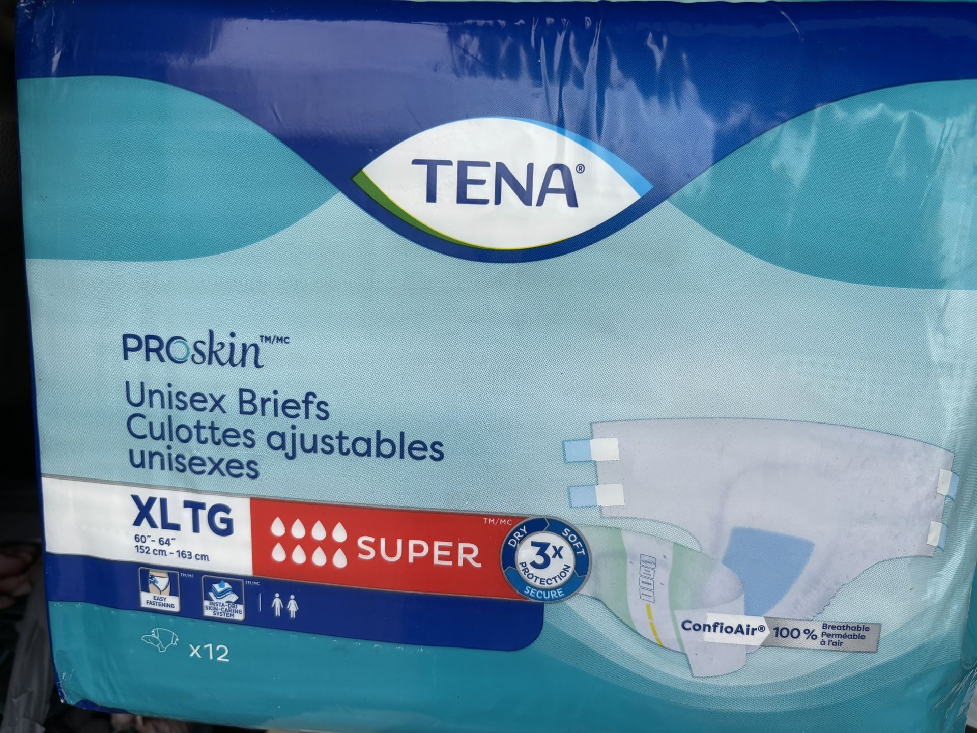 Tena XL Unisex Briefs
