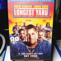 The Longest Yard DvD Widescreen Collectors 2005 Adam Sandler Chris Rock