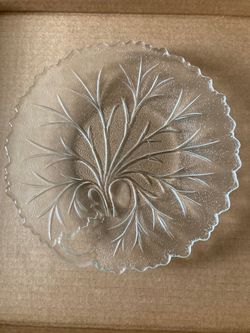 VTG Indiana Round Clear Glass Plate