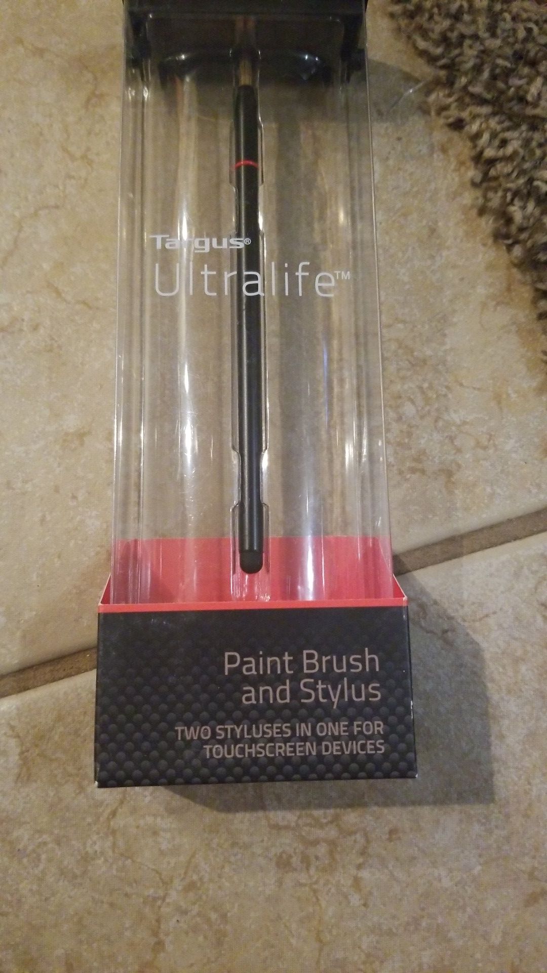 Targus Ultralife Paint Brush and Stylus works with Touchscreen Devices apple and android