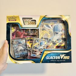 Pokemon TCG Glaceon Vstar Special Collection Box New Sealed