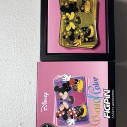Disney World of Color FiGPiN DCA Dessert Party Pin LIMITED EDITION Valentine’s Pin UR Gold $150