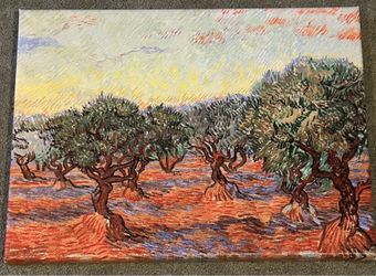 Three (3) Van Gogh Canvas Prints 12”x16” (New)
