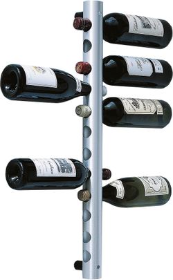 Rosendahl Copenhagen Denmark Wine Tube / Rack Wall Mounted With Hardware 12