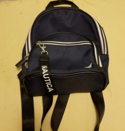 Nautica Mini Navy Blue Backpack