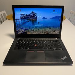 Lenovo ThinkPad T470 Laptop touchscreen. i5 7300U 2.60GHZ 14" HD 8GB Ram 256GB M.2  Windows 11. Microsoft office installed. Nothing wrong with. ** NO 