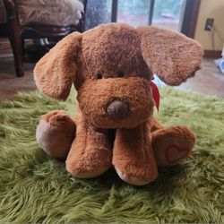 Animal Adventure Valentine's Day Heart Puppy Stuffed Animal 