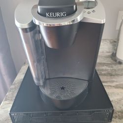 Keurig Coffee Maker + Storage Drawer