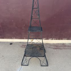 Eiffel Tower Metal Plant Stand