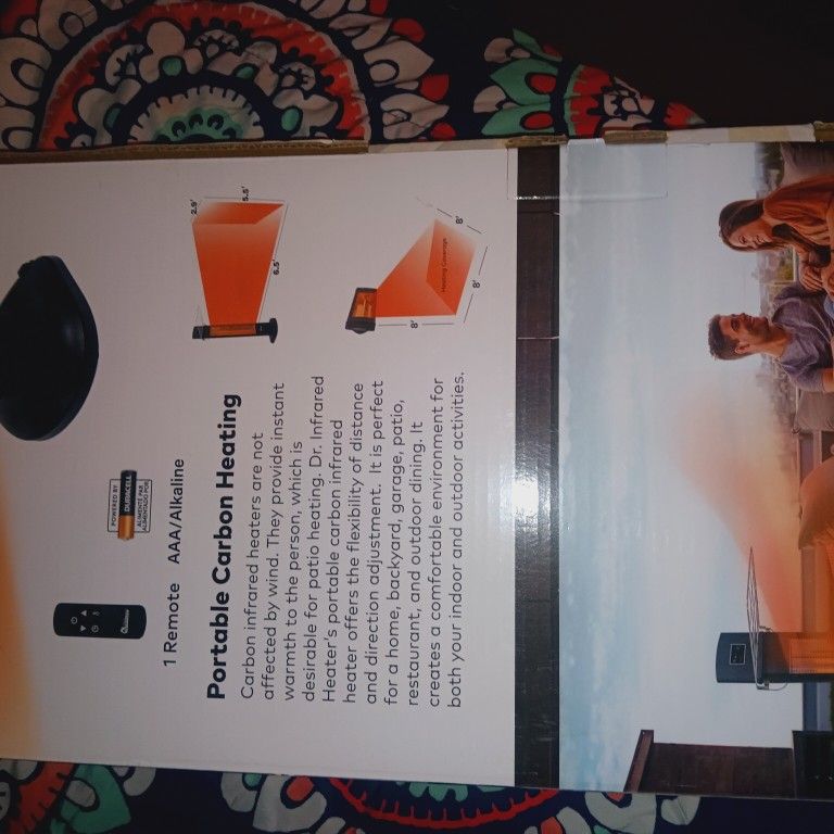 HEATER Infrared Indoor/Outdoor 🔥!1500w