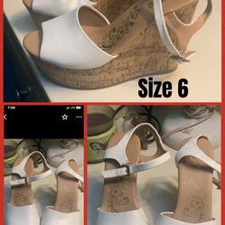 White Wedge Shoes