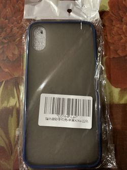 iPhone X/Xs case navy blue