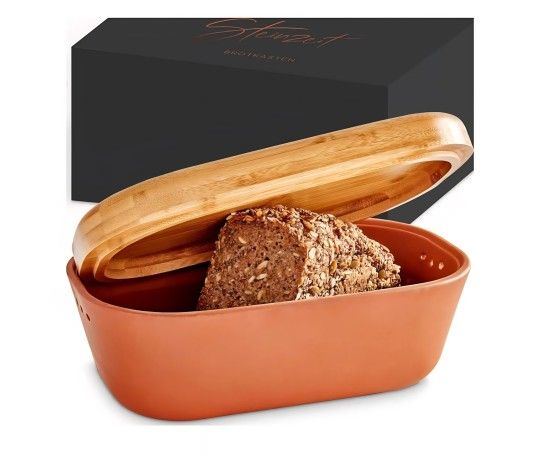 Steinzeit Terracotta Bread Box