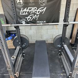 Barbell, Bench, Kilo plates 