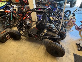 Garage built kid buggy - 212 cc - 120 wall tubing cage
