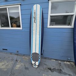 8ft Wavestorm Foam Surfboard With Leash,  Good Condition