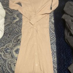 Size Small Stretch MIDI Dress Mauve/pink Tone. See My Page For More
