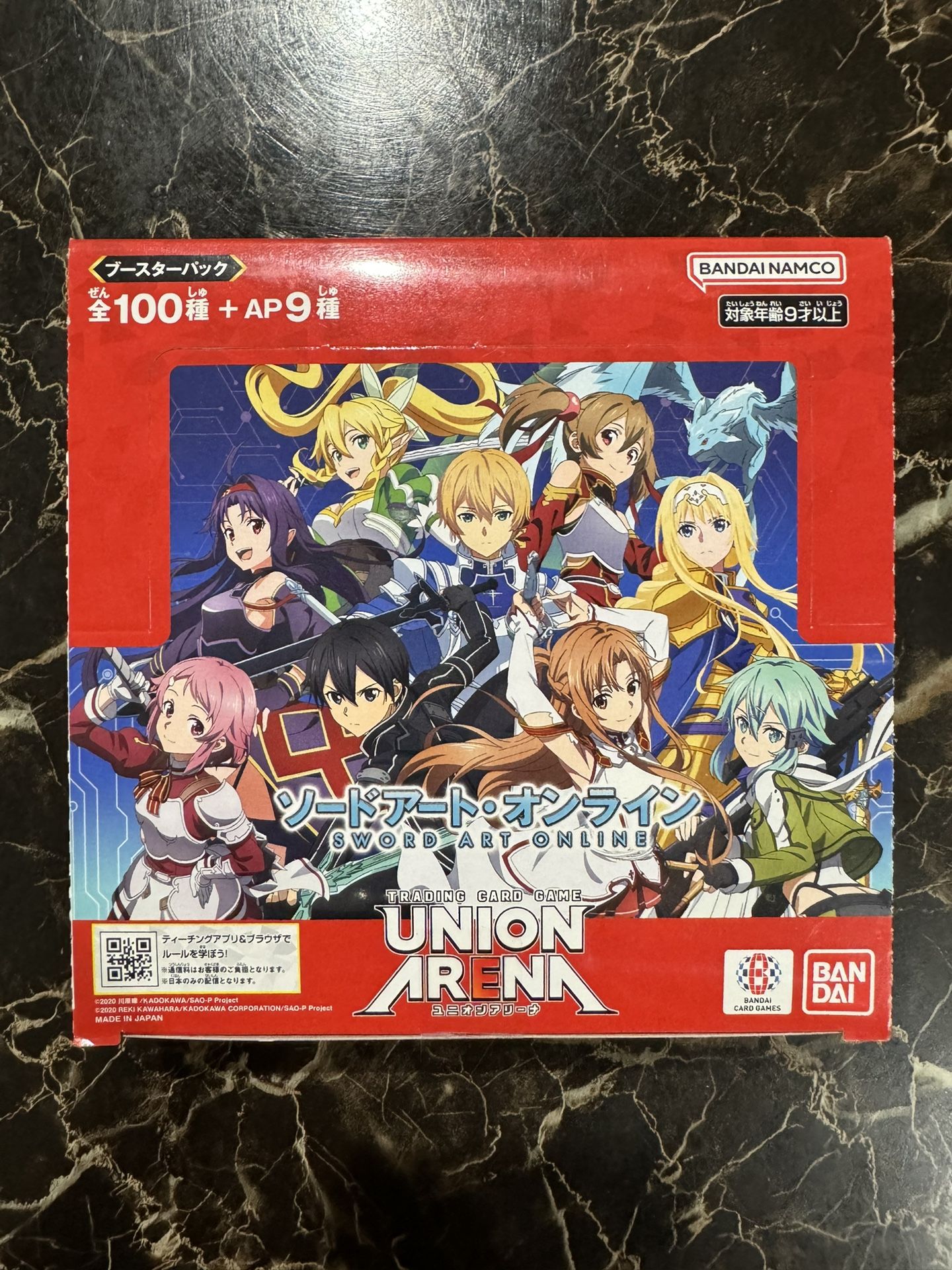 BANDAI Union Arena Sword Art Online Booster Pack Box UA15BT TCG JAPAN  OFFICIAL