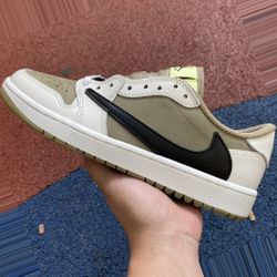 Jordan 1 Low Golf Travis Scott Neutral Olive 28