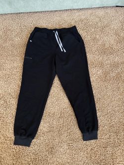 HTF Figs Black High Waisted OG Waistband Zamora Large