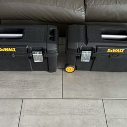 2 Dewalt 28-gallon Toolbox With Wheels